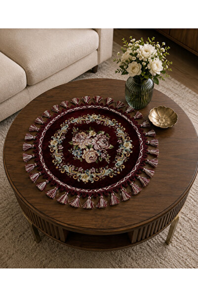 MYHOMEGOBLEN Şönilli Goblet Coffee Table Cover