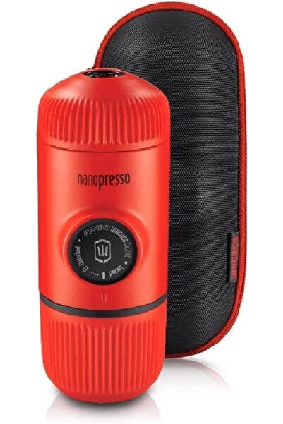 Wacaco Nanopresso Elements - Φορητή Μηχανή Χειρός Espresso με Θήκη - Lava Red