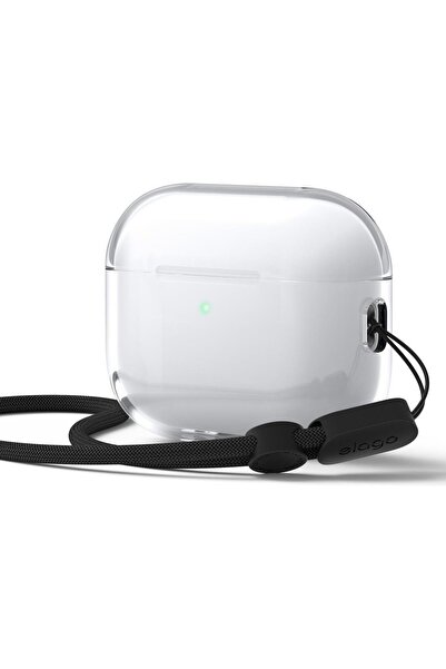 Elago Θήκη AirPods Pro 3rd Gen Clear Strap Case Διάφανη Σιλικόνης με Λουράκι ...