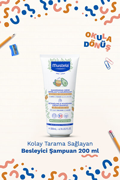 Mustela Dolaşıklık Karşıtı Şampuan+HydraBebe Organik Avokadolu Yüz Kremi+4'lü Oyun Hamuru Hediye