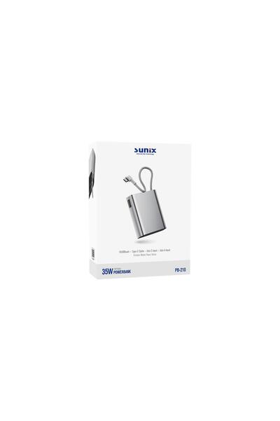 Taşınabilir Mini 10.000 mAh Powerbank PB-210 Beyaz