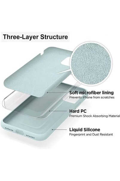 FixFame iPhone 12 Pro Max case Premium Soft Liquid Silicone cover Full Body Protection Anti-Scratch Shockproof Drop Protection Slim Rubber Bumper Cases (Green)