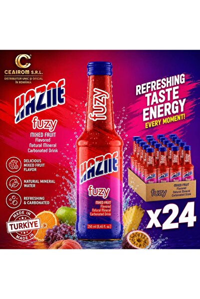 Fuzy CARBONATED DRINK MIXED FRUIT 24 PCS