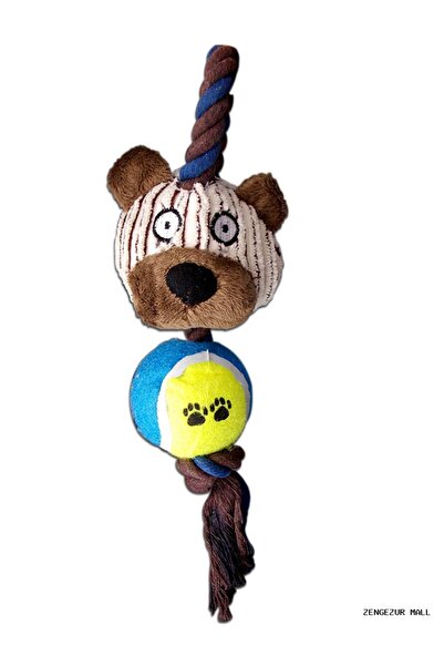 Eastland Zengezur Bear and Tennis Ball Stress Rope (172843) 35X12 cm
