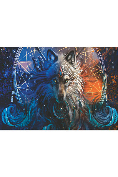VIODESIGN Fototapet Copii, autoadeziv, Lup Indian , multicolor,200x300 cm CO331