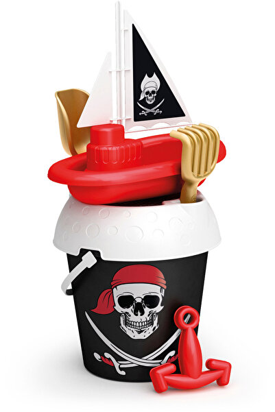 Adriatica Σετ Κουβαδάκι Παραλίας Pirates Island με Βαρκούλα