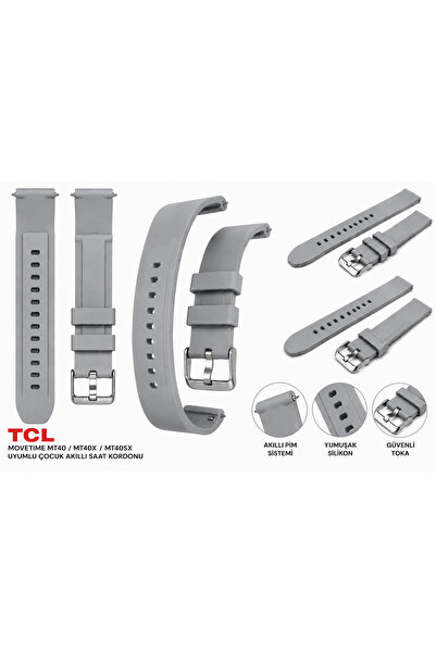 onlinekordon TCL MoveTime MT40, MT40X ve MT40SX Uyumlu Yumuşak Silikon Akıllı...