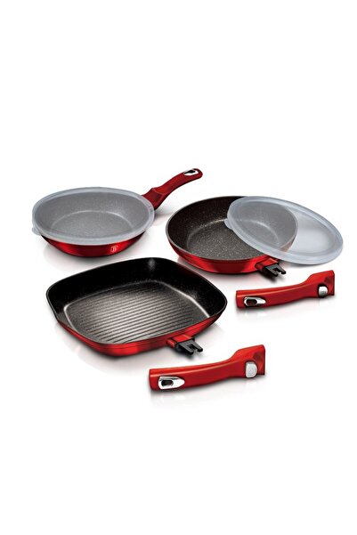 Berlinger Haus SET DE VASE DE GĂTIT 5 PIESE Ø20/24 GRILL Ø28 LINIE METALICĂ B...