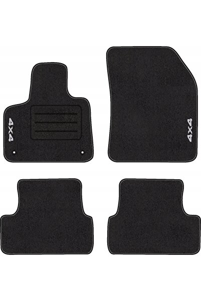 NO BRAND Covorașe auto cu logo 4x4 pentru Peugeot 3008 II (2016 - 2021) set c...