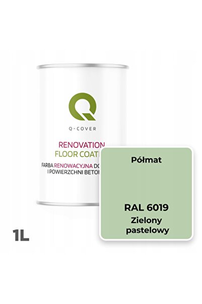 NO BRAND Vopsea pentru renovarea pardoselilor de beton, verde pastel RAL 6019...