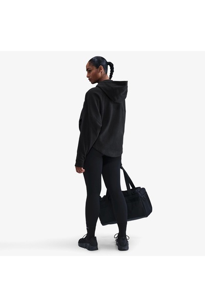 Nike One Therma-Fit Polar Kadın Siyah Kapüşonlu Hoodie