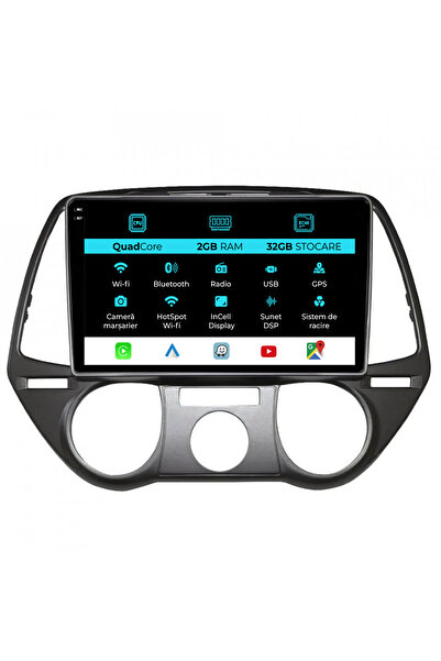 NavStore Ειδικό Σύστημα Πλοήγησης για Hyundai I20 (2008 - 2012), 9 ιντσών, 2G...