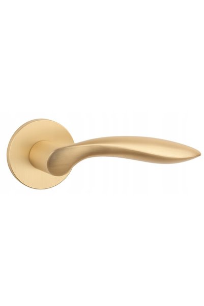 NO BRAND STILE PULIA ROZETA R SLIM 7MM GOLD SATIN mâner rotund auriu
