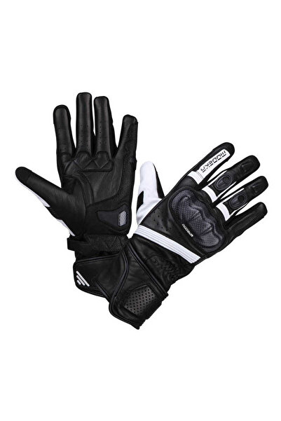 Modeka Miako Summer Gloves Black and White
