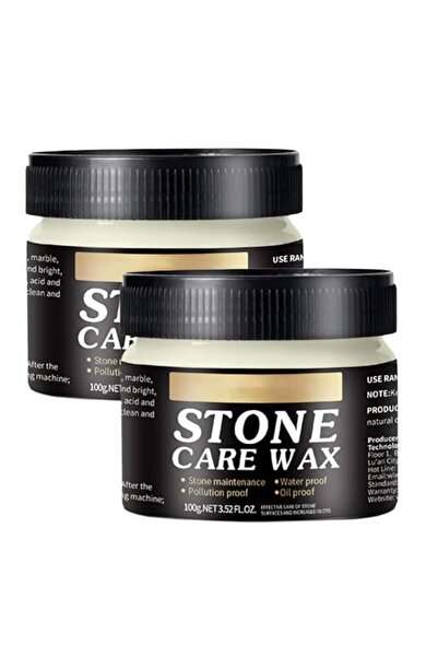 Generic Brand 2PC Granite Cleaner and Stone Polish Care Wax 3.5 oz Restores S...