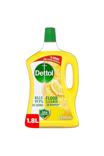Generic Brand Dettol Antibacterial Power Floor Cleaner, Fresh Lemon, 1.8L
