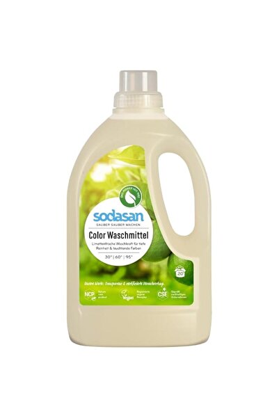 Generic Brand Sodasan 100% Natural Colour Laundry Liquid Lime 1.5Kg