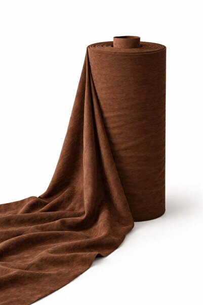 vivamaison Stonewashed Stone Washed 100% Cotton Fabric 240 cm Coffee
