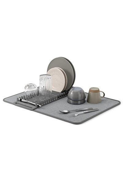 Generic UDRY Dish Drying Rack and Microfiber Dish Mat - Space-Saving Lightwei...