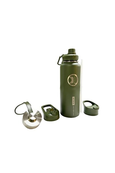 Generic XTRA 1180ml Vacuum Insulated Water Bottle with 4 Lids, Keeps Drinks 1...