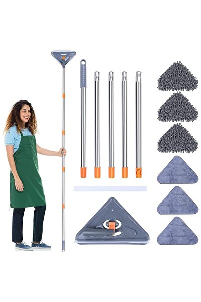 Generic Wall Cleaner Mop with Long Handle 82 Inches, 3-in-1 Ceiling Cleaning ...