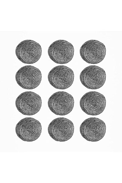 Generic Fitto Stainless Steel Scrubber Set - 12 Pack Heavy-Duty Cleaning Pads...
