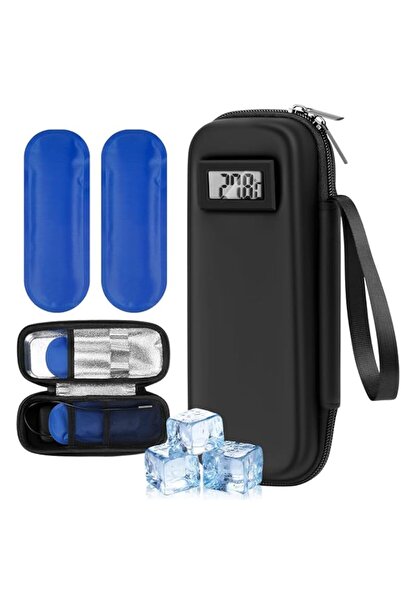 Generic Insulin Cooler Travel Case with Temperature Display, Portable Medicin...