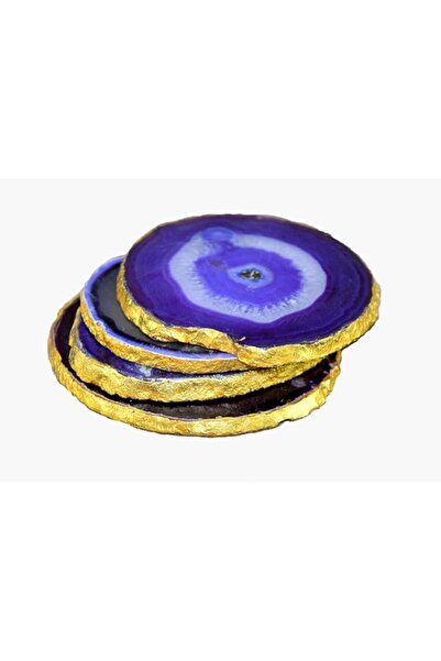 Generic Brand eSplanade Natural Agate Coasters Bar Beer Coffee Tea Coaster - ...