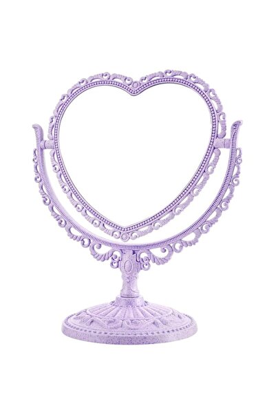 Generic Brand X spring Makeup Mirror, Double Sided Heart Shaped Magnifying Ta...