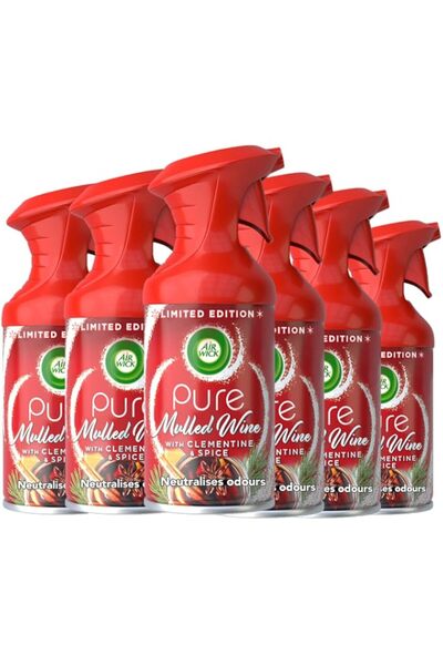 Generic Brand Air Wick Air Freshener Room Spray MULLED WINE, Pack of 6