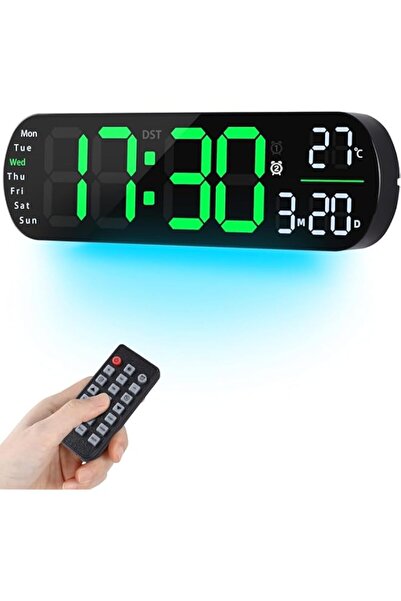 Generic Brand ViBon 14-inch Large Display Digital Wall Clock with Remote Cont...