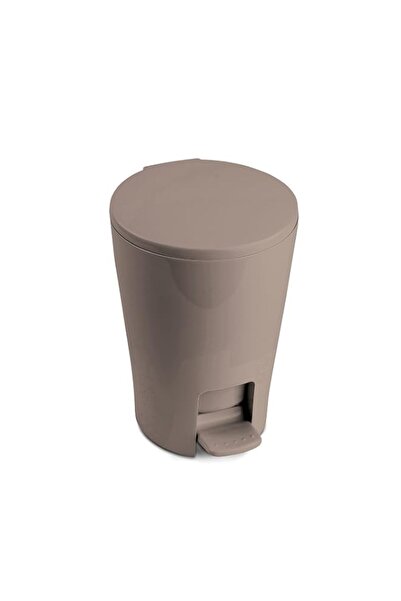 Generic Tatay Diabolo Bathroom Bin, Polypropylene, Grey, One Size