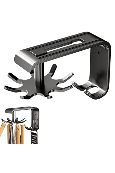 Generic HANNEA®Kitchen Wall Hook, 360° Rotating Multi Utensils Hanging Organi...