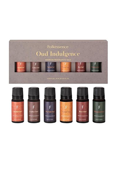 Generic Brand Folkulture Oud Essential Oils for Diffuser | Set of 6 (10ml) Es...