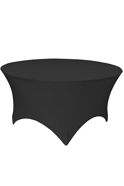 Generic Round Stretch Tablecloth, 4/5/6ft Spandex Tight Fit Table Cover, Span...