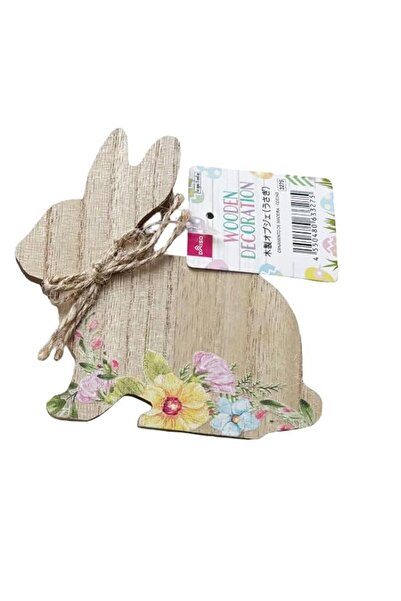 Generic Brand Daiso Easter Wooden Rabbit Decoration – Bunny Festive Decor, Si...