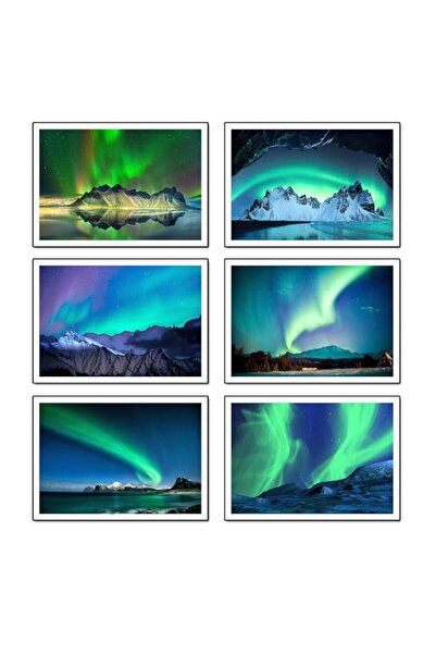 Generic Brand DKORARTE Set of 6 A4 Wall Pictures Modern Living Room Bedroom R...