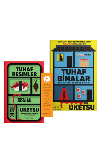 NOX Uketsu - Tuhaf Binalar - Tuhaf Resimler - 2 Book Set with Bookmark Gift
