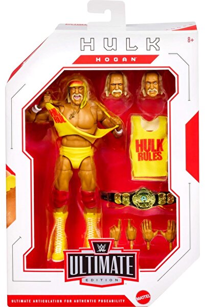 WWE Ultimate Edition Hulk Hogan Action Figure and Accessories Set