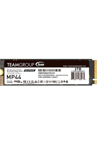 Other TeamGroup MP44 Graphene SSD 2TB M.2 Τύπου με σύνδεση PCI Express 4.0 Συ...