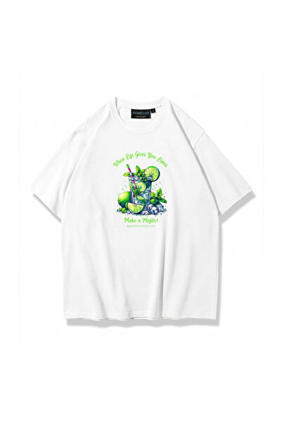 Gölge Store Unisex Mojito Tshirt White Printcraft