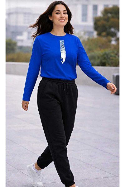CLOTHES33 Zero Collar Sweat Suit 2-Piece Combination Winter Shardooned Flow M...