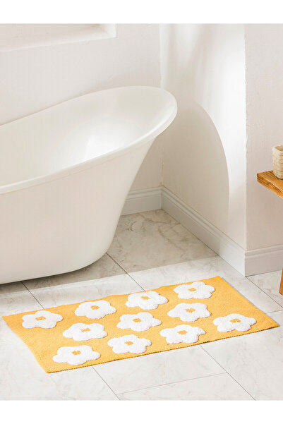 LC Waikiki Two Mt Shop Quality Floral Figured Bath Mat 50X80 cm