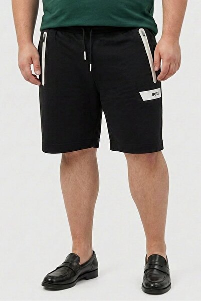 Hugo Boss Boss Men Brand Logo Basic Shorts, Black