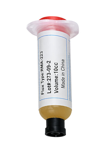 RoboPazar RMA-223 Sıvı Lehim Akısı Flux 10cc – SMD, SMT, BGA ve PCB Lehimleme Akısı