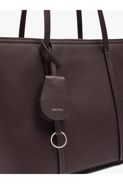 PARFOIS Kadın Charm'lı Dokulu Shopper Çanta