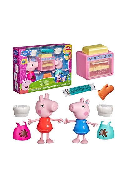 Hasbro Play-Doh: Peppa Pig - Pepa& # x27;s Set de joacă Tort Dino (G3355)