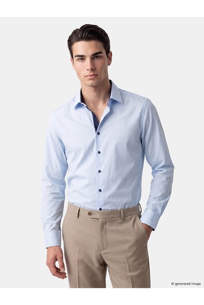 LC Waikiki Sparkling Choices from Shining Store Slim Fit Men's Textured Shirt