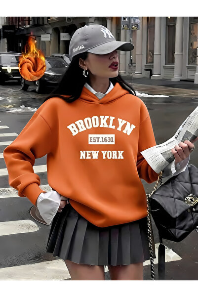 New Shine Brooklyn New York Printed Women's Sweatshirt