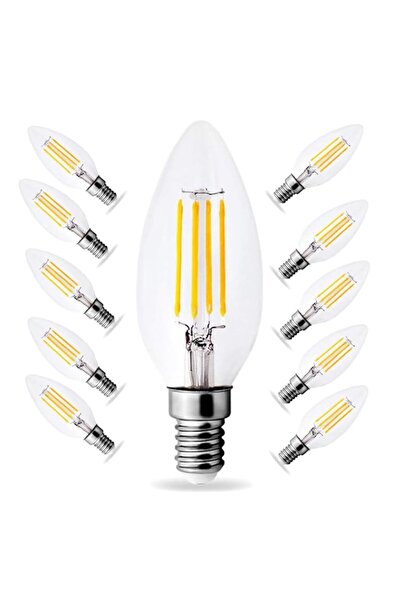 Generic J&T Sister-A Candle LED Bulb E14 Base 4W AC220V Glass Shell 360 Degre...